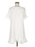 CeCe 100% Polyester White Casual Dress Size 6 - photo 1