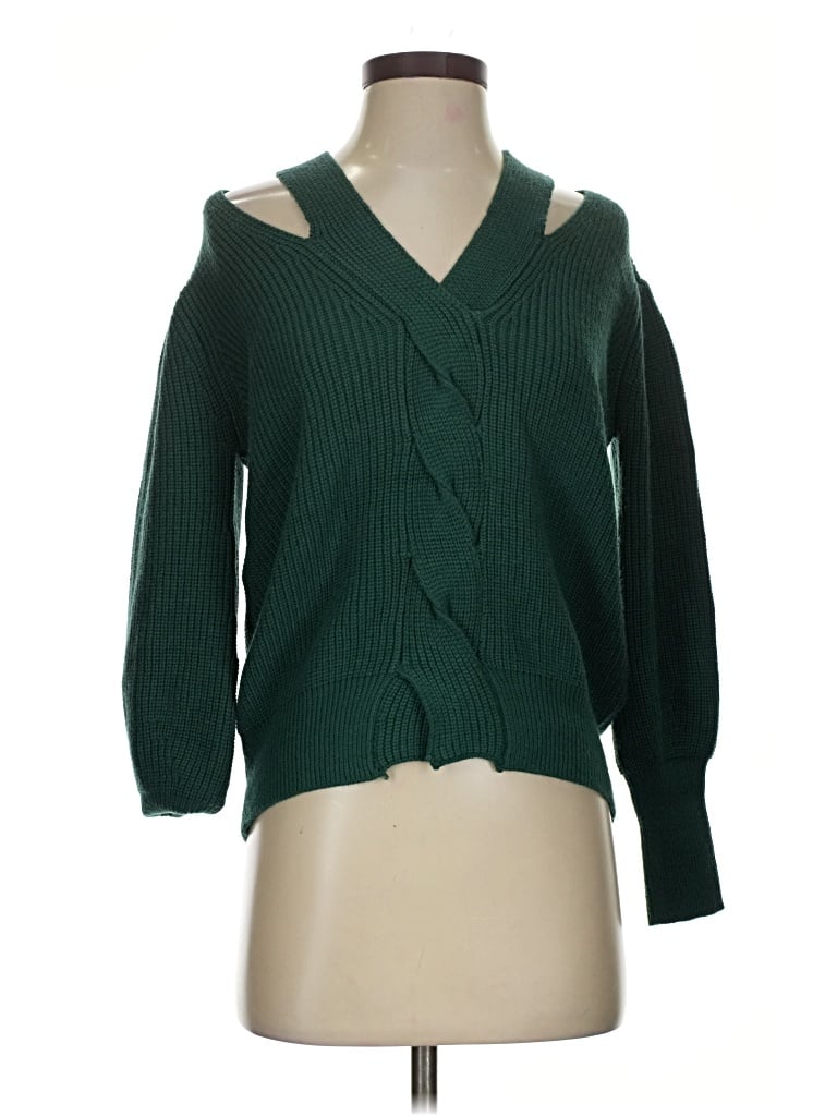 Pre-owned &merci Pullover Sweater In Green