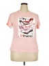 Assorted Brands Pink Short Sleeve Top Size 2X - photo 1