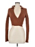 Shein 100% Polyester Brown Cardigan Size 6 - photo 1