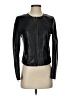 Ecru 100% Leather Black Leather Jacket Size XS - photo 1