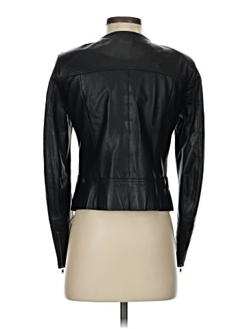 Ecru Leather Jacket (view 2)