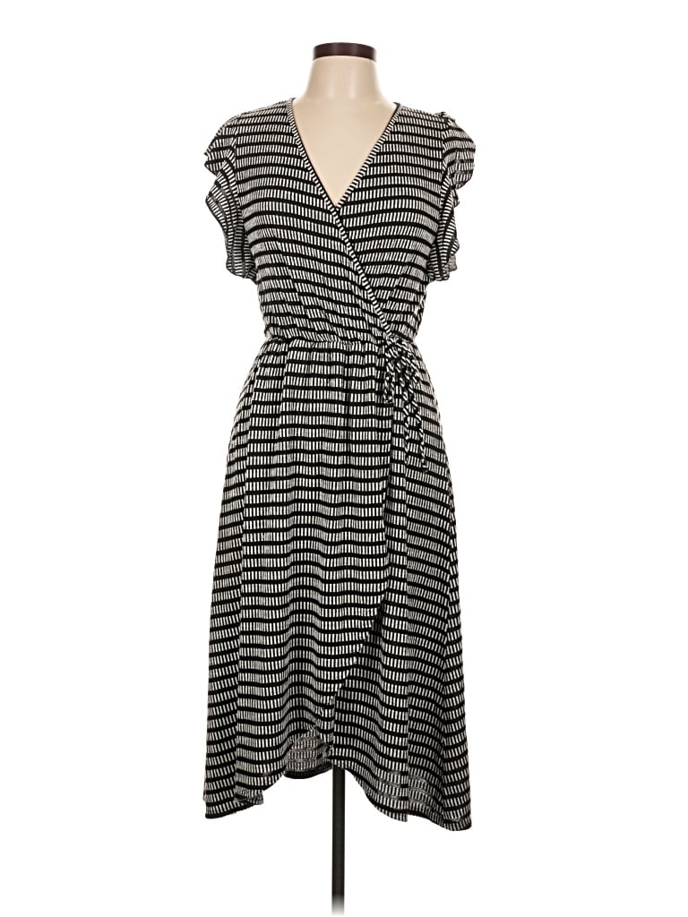 Pre-owned Caution To The Wind Casual Dress In Gray