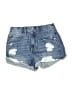Vanilla Star 100% Cotton Stars Blue Denim Shorts Size 0 - photo 1