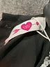 Buddy Love 100% Polyester Stars Black Short Sleeve Blouse Size L - photo 7