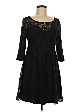 ladies black midi dresses Casual Everyday Black Midi Dress - All Dresses