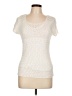 Emma James Ivory Short Sleeve Top Size L - photo 1