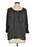 Faded Glory 100% Polyester Polka Dots Black 3/4 Sleeve Blouse Size L - photo 1