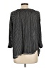Faded Glory 100% Polyester Polka Dots Black 3/4 Sleeve Blouse Size L - photo 2