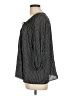 Faded Glory 100% Polyester Polka Dots Black 3/4 Sleeve Blouse Size L - photo 5