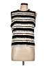 St. John Silver Sleeveless T-Shirt Size L - photo 1