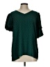 Unbranded 100% Polyester Green Short Sleeve Blouse Size L - photo 1