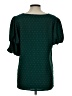 Unbranded 100% Polyester Green Short Sleeve Blouse Size L - photo 2