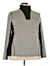 Lands' End Gray Long Sleeve Blouse Size 3X - photo 1