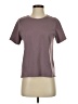 Fabletics Solid Brown Purple Active T-Shirt Size S - photo 1
