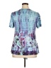 One World Blue Short Sleeve Blouse Size 0X - photo 2