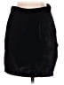 Free People 100% Polyester Solid Black Casual Skirt Size 4 - photo 2