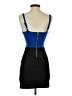 Forever 21 Color Block Blue Cocktail Dress Size S - photo 2