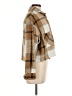 For The Republic 100% Polyester Plaid Brown Jacket Size M - photo 4