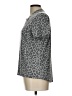 Zoe+Liv Animal Print Gray Short Sleeve T-Shirt Size L - photo 5