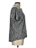 Zoe+Liv Animal Print Gray Short Sleeve T-Shirt Size L - photo 4
