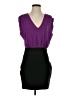 Express Solid Purple Cocktail Dress Size S - photo 1