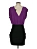 Express Solid Purple Cocktail Dress Size S - photo 2