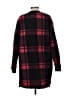 DKNY Plaid Red Cardigan Size S - photo 2