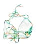 Unbranded Tropical Green Swimsuit Top Size M - photo 2