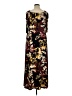 Roaman's Floral Brown Casual Dress Size 14 - 16 - photo 2