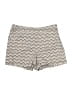 Cartonnier Chevron-herringbone Ivory Shorts Size 8 - photo 1