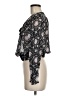 Love, Fire 100% Polyester Black 3/4 Sleeve Blouse Size M - photo 5