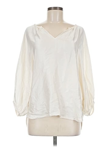 Go By Go Silk Long Sleeve Blouse (view 1)