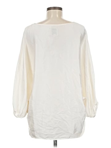 Go By Go Silk Long Sleeve Blouse (view 2)