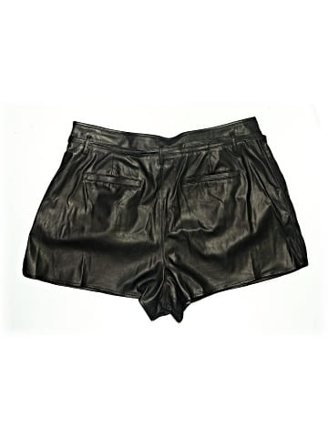 Paige Faux Leather Shorts (view 2)