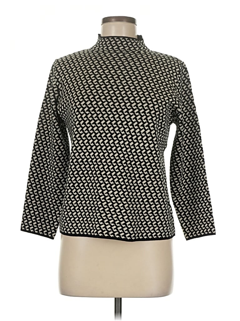 Max Studio Turtleneck Sweater In Black