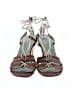 Henry Cuir Brown Heels Size EU 38 1/2 - photo 2