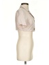 Nasty Gal Inc. 100% Polyester Tan Short Sleeve Blouse Size 4 - photo 4