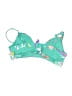 No Boundaries Tropical Green Swimsuit Top Size L - photo 2