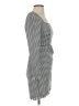 Shein 100% Polyester Houndstooth Black Cocktail Dress Size 2 - photo 4