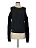 n:Philanthropy 100% Cotton Black Gray Pullover Sweater Size S - photo 1