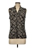 Anne Klein Black Sleeveless Blouse Size M - photo 1