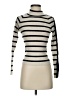 Heartloom Stripes Ivory Turtleneck Sweater Size XS - photo 1