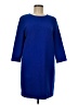 Ann Taylor Solid Blue Casual Dress Size 6 - photo 1
