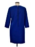 Ann Taylor Solid Blue Casual Dress Size 6 - photo 2