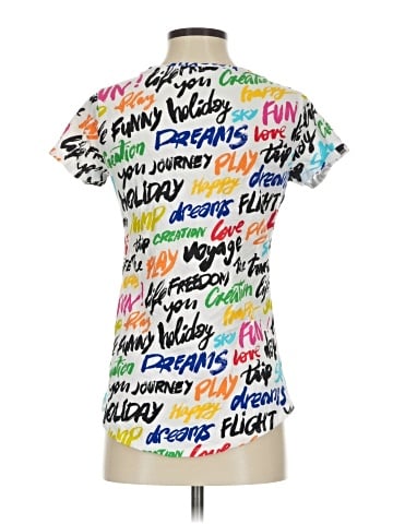 New York & Company Short Sleeve T-Shirt (view 2)