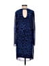Dolce Vita 100% Polyester Animal Print Blue Cocktail Dress Size S - photo 2