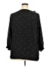 19 Cooper 100% Polyester Black 3/4 Sleeve Blouse Size 2X - photo 2
