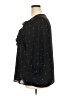 19 Cooper 100% Polyester Black 3/4 Sleeve Blouse Size 2X - photo 5