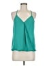 Lily White 100% Polyester Teal Sleeveless Blouse Size M - photo 1